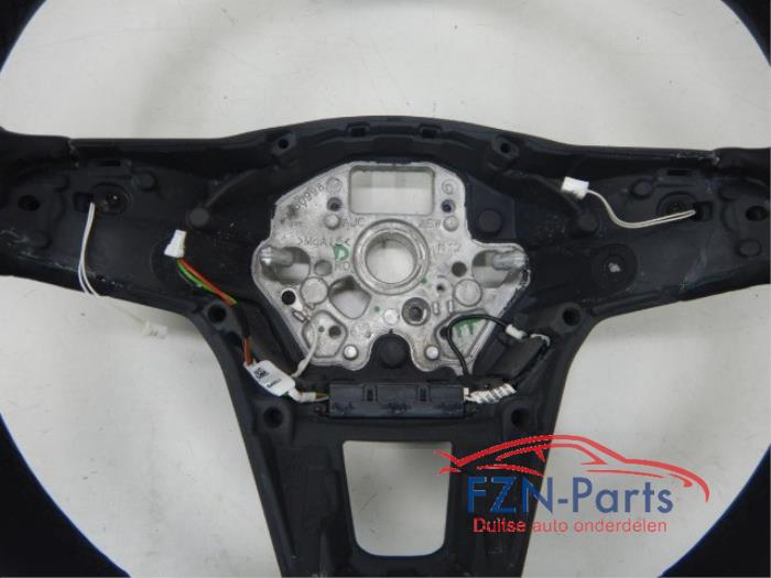 VW Passat B8 Facelift Stuur Leer MF+F1 Kaal Code onbekendKaal Stuur stuurwiel zonder inleg flippers