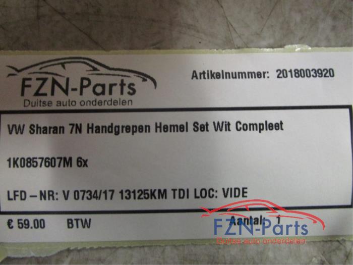 Handgrepenset Volkswagen Sharan (22742762)
