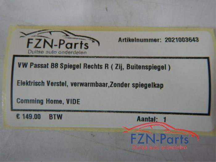 Buitenspiegel rechts Volkswagen Passat (22724840)
