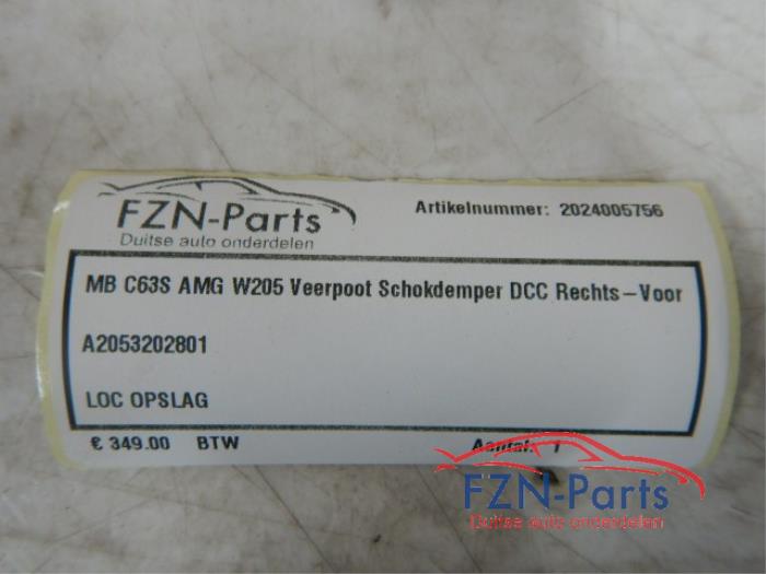 Mercedes-Benz C63S AMG W205 Veerpoot Schokdemper DCC Rechts-voor