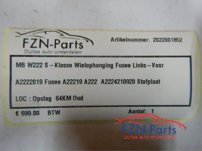 Wielophanging links-voor Mercedes S-Klasse (22729810)