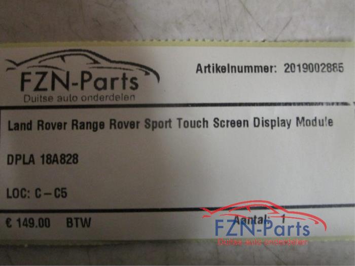 Land Rover Range Rover Sport Touch Screen Display Module