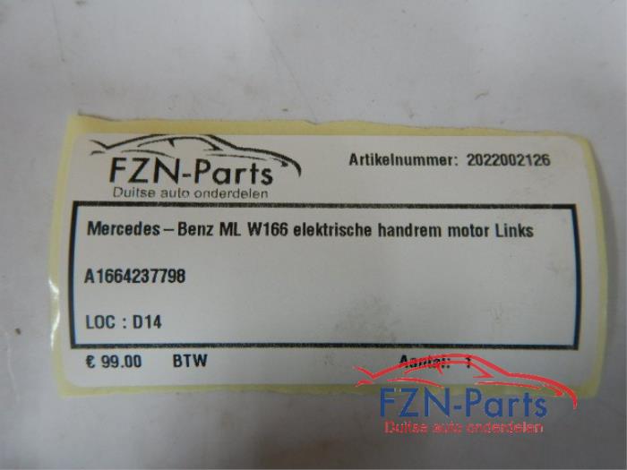 Handrem motor Mercedes ML-Klasse (22744581)
