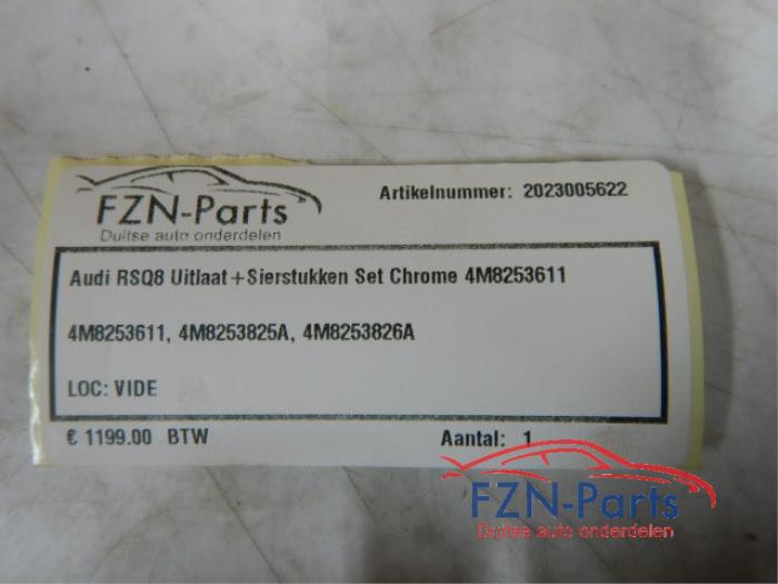 Uitlaat (compleet) Audi Q8 (22744356)