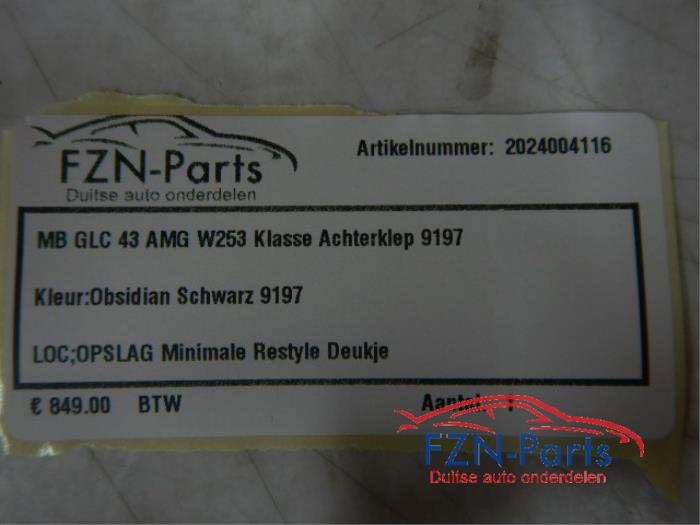 Achterklep Mercedes GLC-Klasse (22724442)