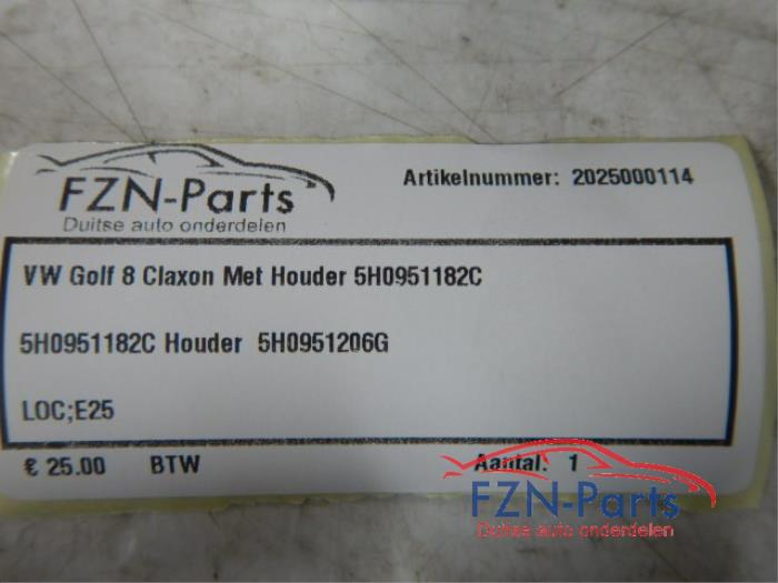 VW Golf 8 Claxon met Houder