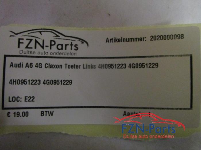 Claxon Audi A6 (22727276)