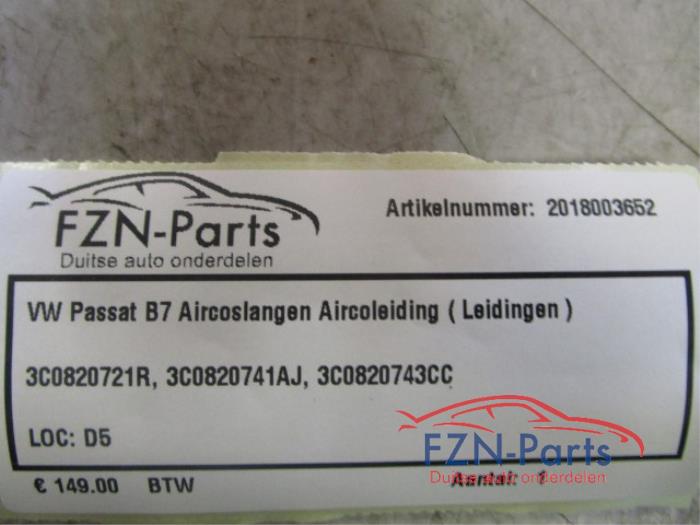 VW Passat B7 Aircoslangen Aircoleiding ( Leidingen )