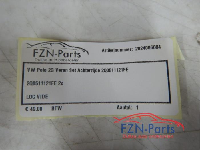 Veerschroef voor Volkswagen Polo (22741369)