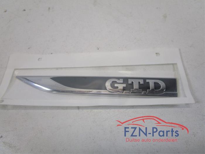 VW Golf 7 GTD Emblemen Embleem Sticker Logo Zijscherm Set L+R