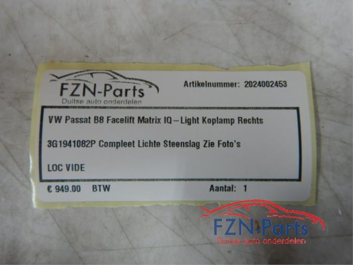 VW Passat B8 Facelift Matrix IQ-Light Koplamp Rechts