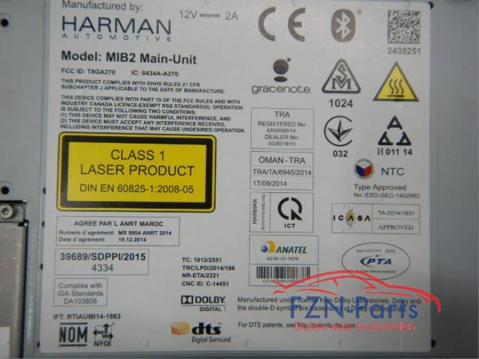 Audi A6 4G MIB-2 Multimedia Unit Main-Unit