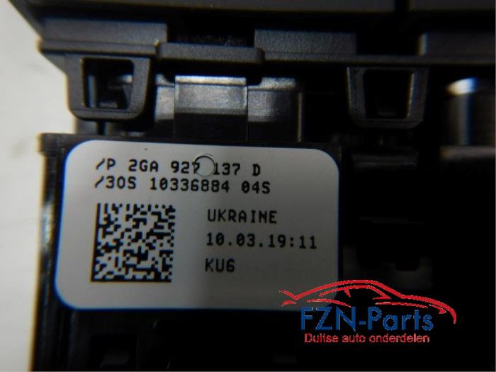 VW T-Roc 2GA Inleg Middenconsole Schakelaar