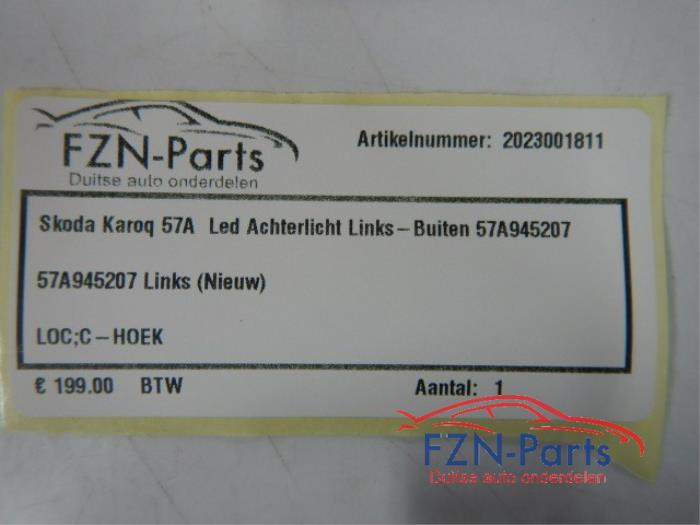 Achterlicht links Skoda Karoq (22724719)