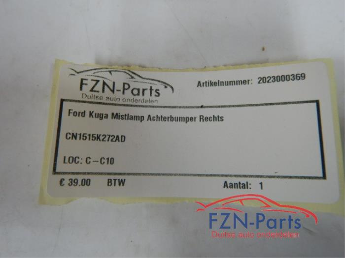 Ford Kuga Mistlamp Achterbumper Rechts