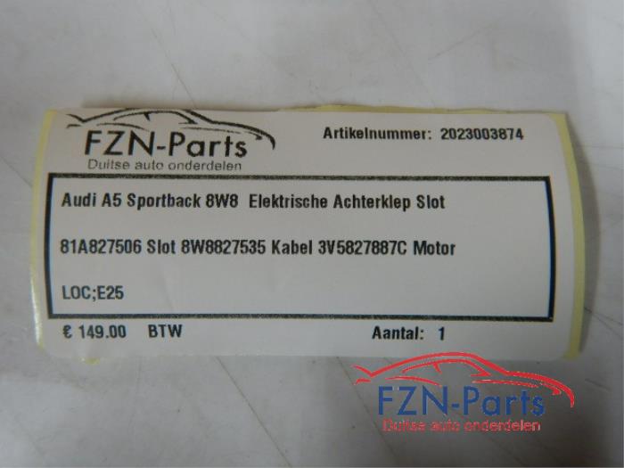 Achterklep motor Audi A5 (22740121)