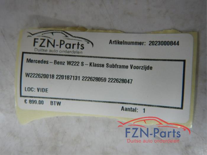 Mercedes-Benz W222 S-Klasse Subframe Voorzijde