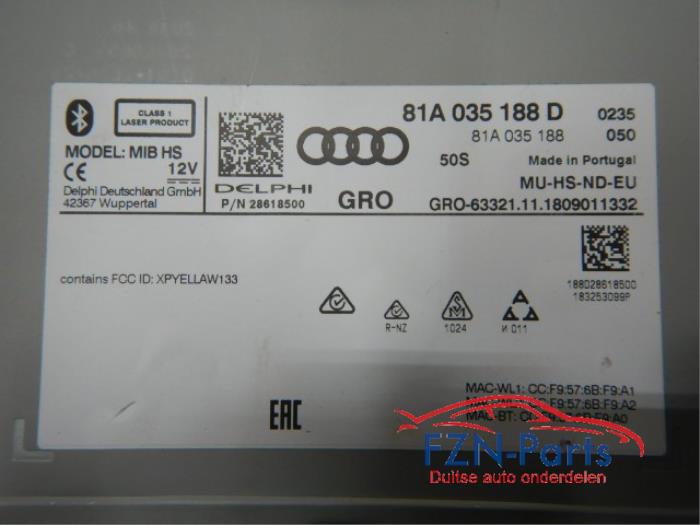 Navigatie Module Audi Q2 (22743708)