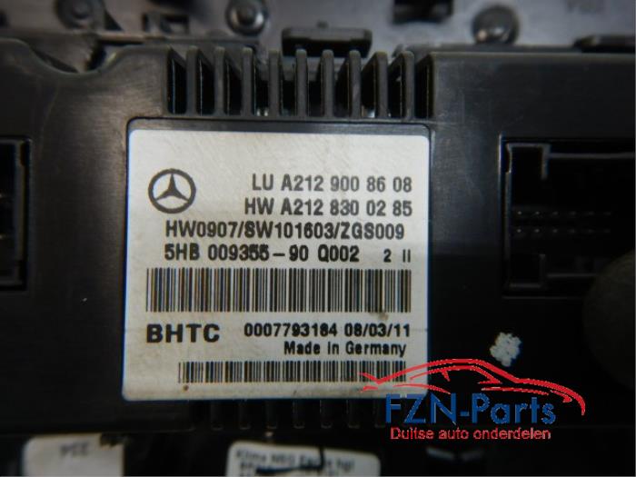 Climatronic Paneel Mercedes E-Klasse (22733184)