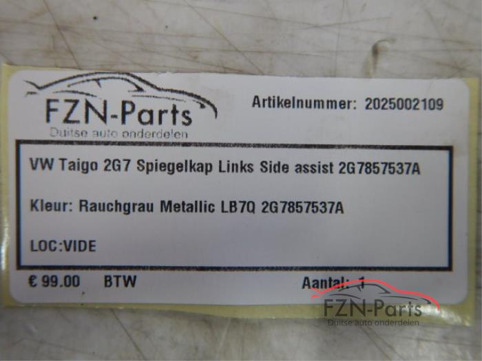 VW Taigo 2G7 Spiegelkap Links Side assist