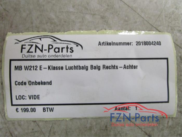 Luchtbalg Mercedes E-Klasse (22735598)