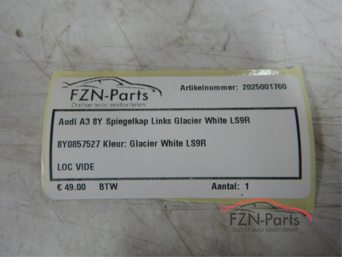 Spiegelkap links Audi A3 (22987299)