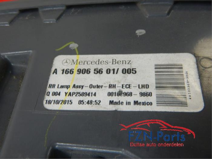 Mercedes-Benz GLE W166 Achterlicht Rechts