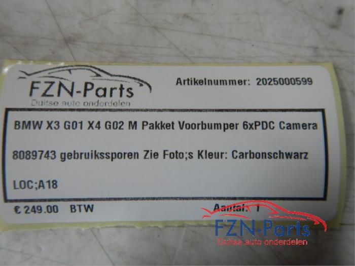 Voorbumper BMW X3 (22720865)