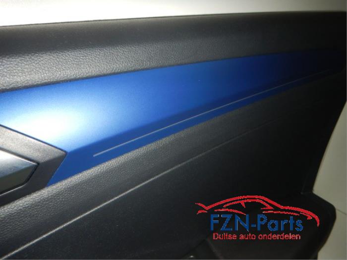 VW T-Roc Deurpanelen Voorzijde Leer verlicht Blauw Inleg