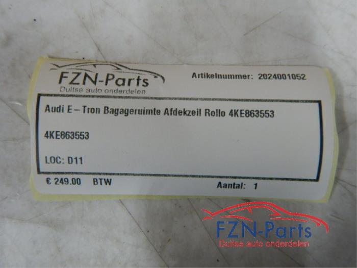 Dekzeil Bagageruimte Audi E-Tron (22741149)