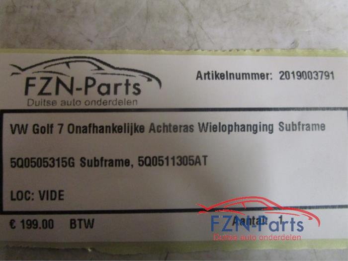Subframe Volkswagen Golf (22726234)