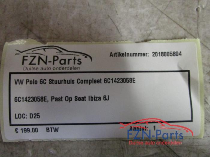 VW Polo 6C Stuurhuis Compleet