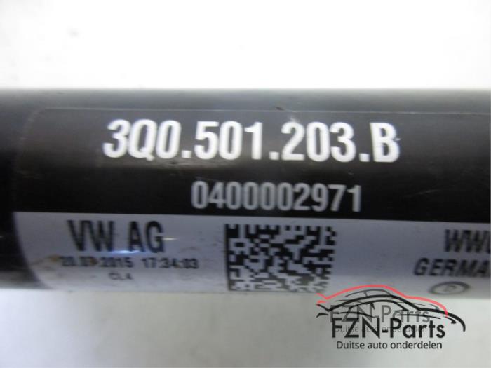 VW Tiguan 5NA Aandrijfas Links-achter