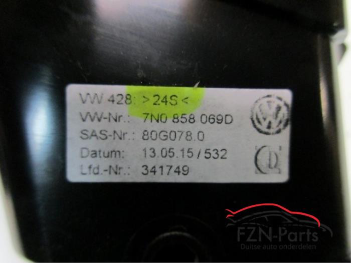Luchtrooster Dashboard Volkswagen Sharan (22735871)