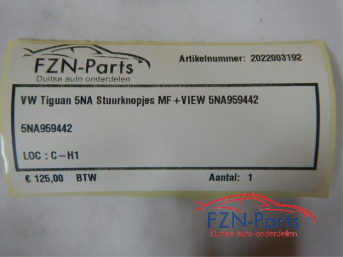 VW Tiguan 5NA Stuurknopjes MF+VIEW