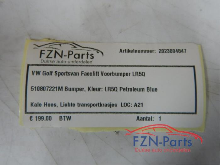 VW Golf Sportsvan Facelift Voorbumper