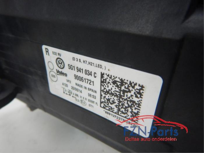 VW Golf 7 GTE Xenon LED Koplamp Rechts R
