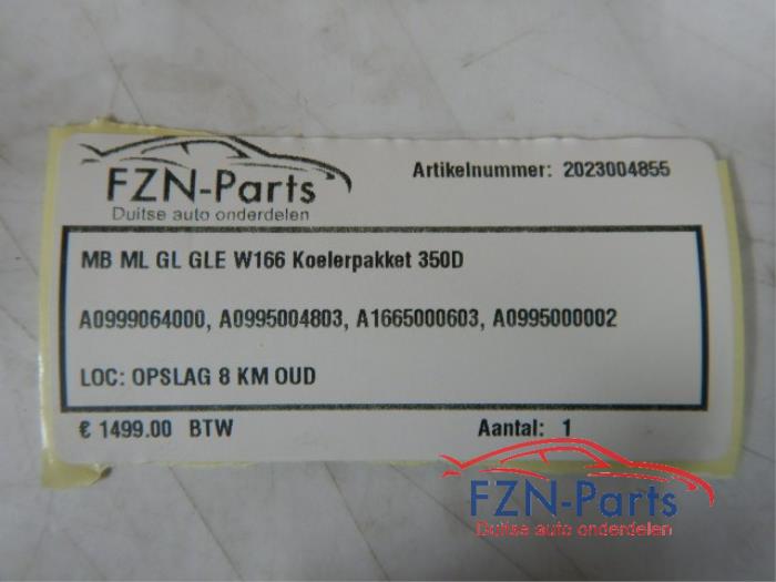 Koelerset Mercedes GLE (22726864)