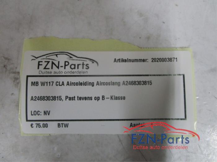 Mercedes-Benz W117 CLA Aircoleiding Aircoslang
