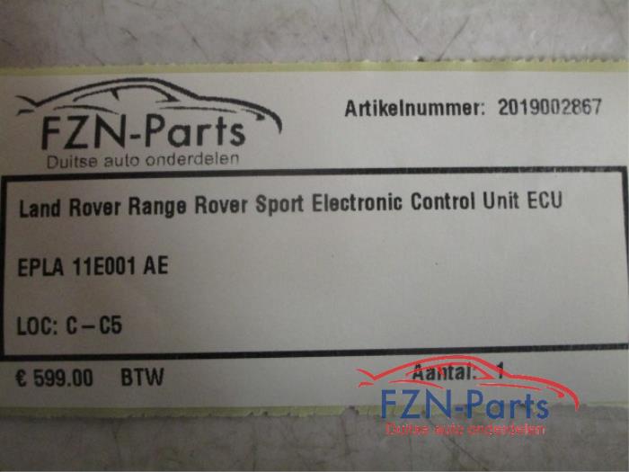 Land Rover Range Rover Sport Electronic Contro Unit ECU EPLA 11E001