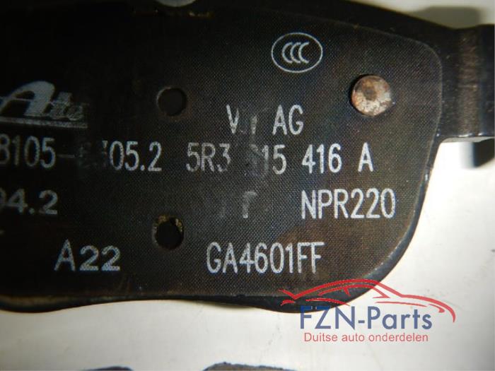 Remblok achter Volkswagen Golf (22741001)