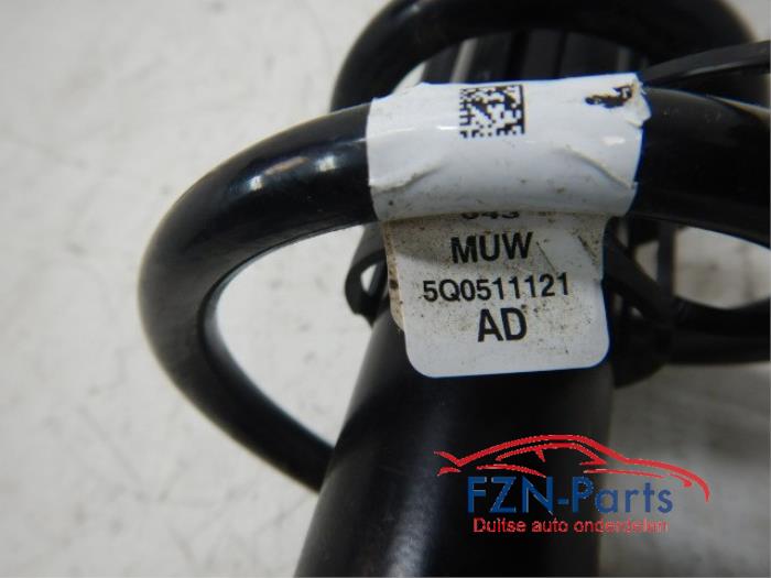 VW Golf 7 Schokdemper Veerpoot Achterzijde Links/Rechts