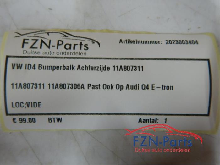 VW ID4 Bumperbalk Achterzijde