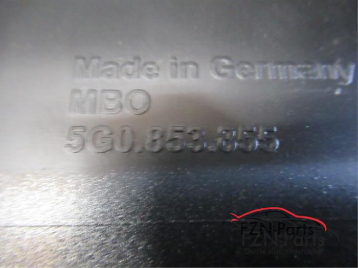 VW Golf 7 R R20 R-Line Sideskirt Links LA7N Limestone Grey