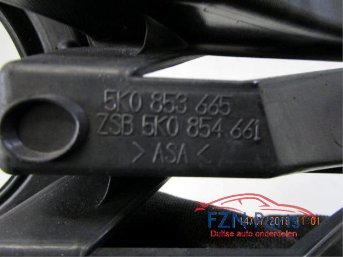 VW Golf 6 Mistlamprooster Bumperinleg Links