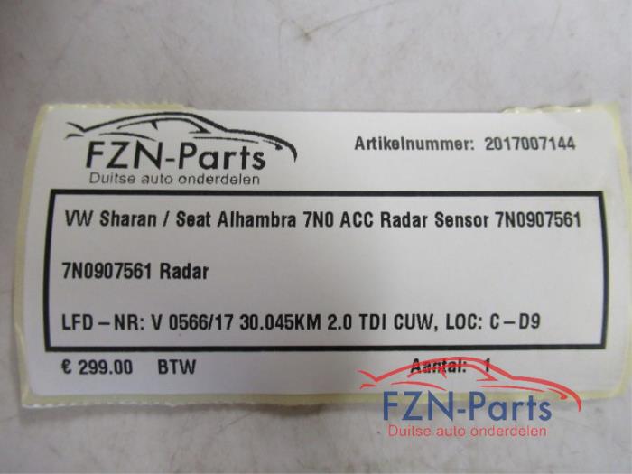 Radar sensor Volkswagen Sharan (22745523)
