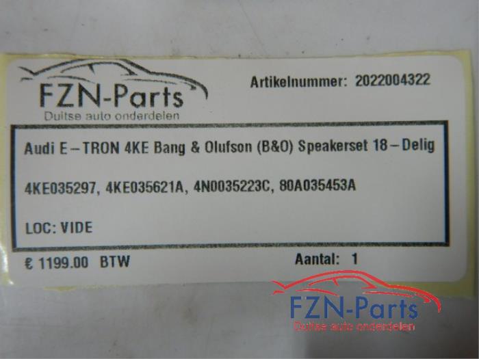 Speakerset Audi E-Tron (22743485)
