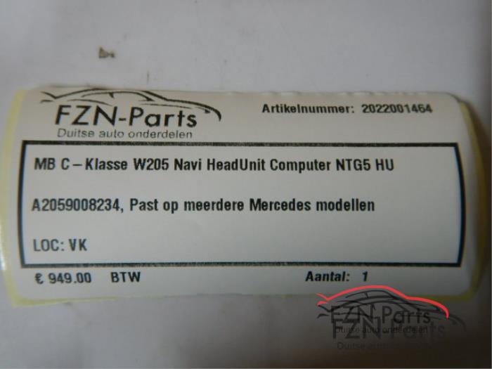 Navigatie Module Mercedes C-Klasse (22742129)