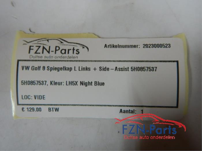 VW Golf 8 Spiegelkap L Links+Side-Assist