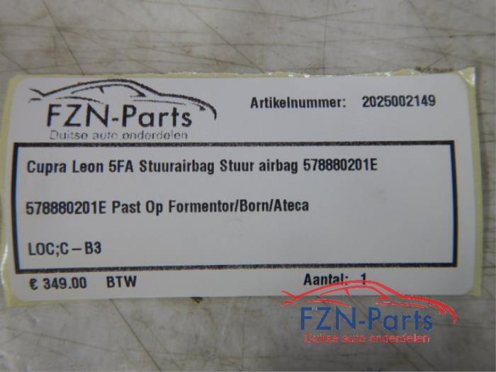Cupra Leon 5FA Stuurairbag Stuur Airbag